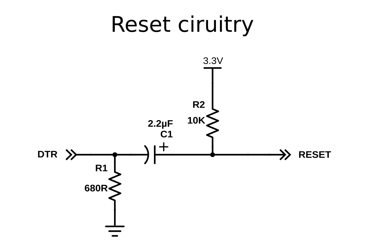 Reset на схеме